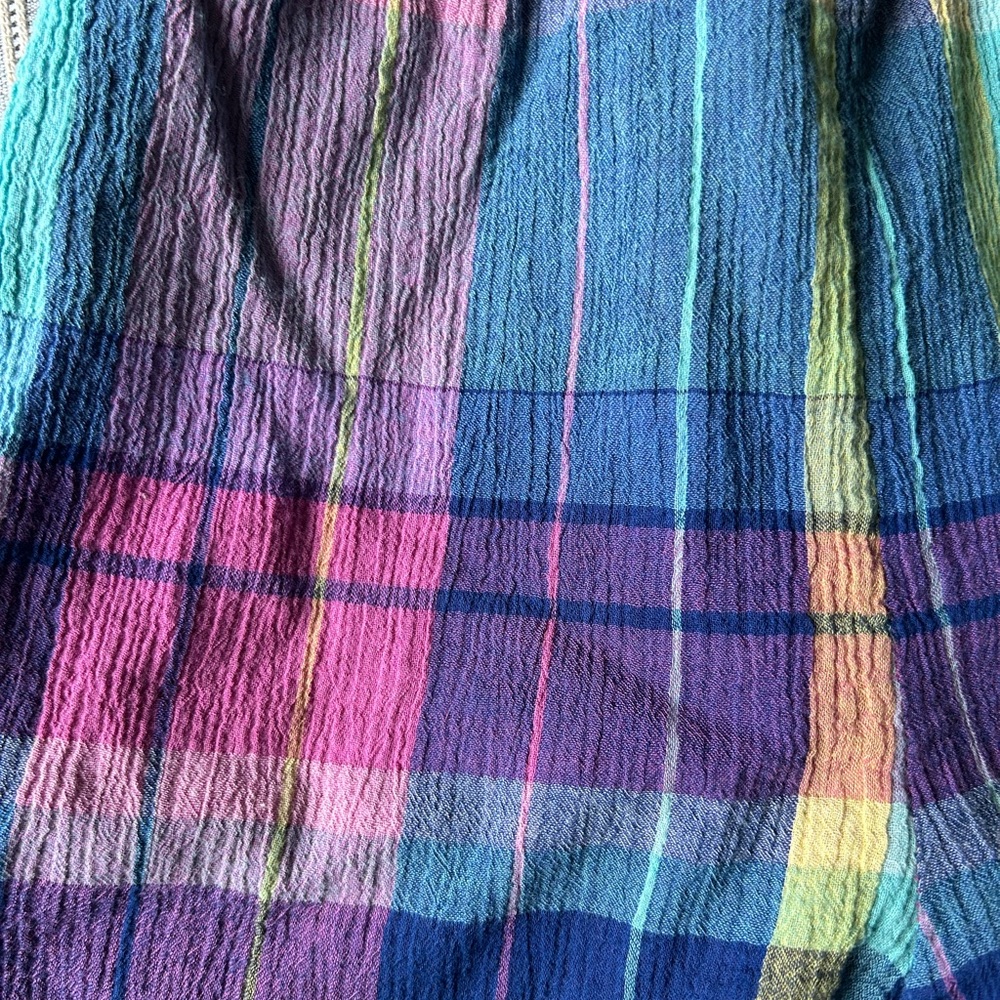 Gap kids Colorful Plaid Kids Jumpsuit - Picture 4 of 7